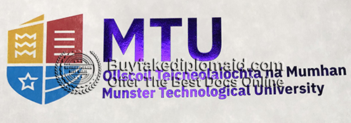 Buy fake MTU diploma seal