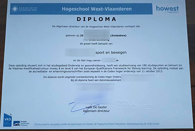 Read more about the article How to Own a New fake HOWEST Diploma, Buy fake Hogeschool West-Vlaanderen Degree