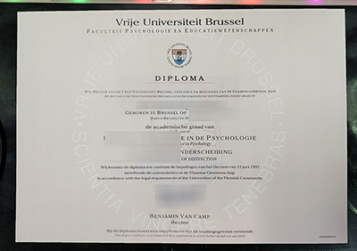 Read more about the article How to get fake Vrije Universiteit Brussel (VUB) Diploma Quick and Easy