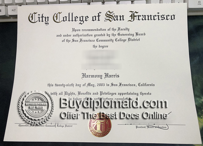 CCSF Diploma