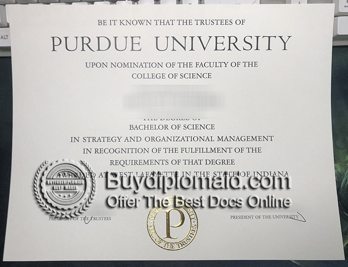 Purdue University Diploma